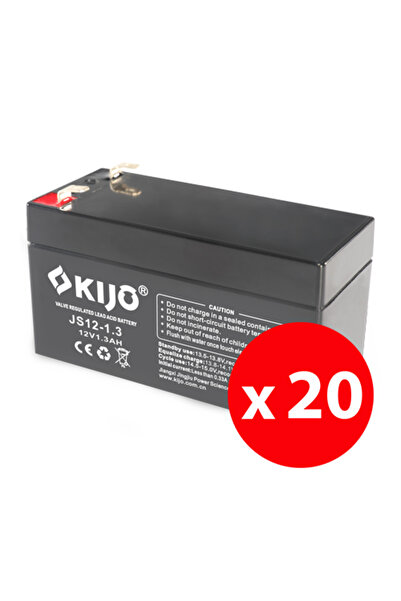KIJO Cutie cu 20 de baterii JS12-1.3 - JS12-1.3-BAX