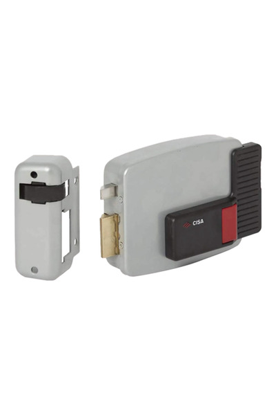 Cisa Broască electrică cu buton, clasa de securitate 3, deschidere stânga - 1...