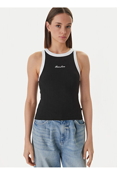Guess Jeans Siyah Kadın T-Shirt W6GPZ8KF641-JBLK