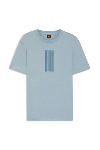 BOSS Mavi Erkek Regular Fit T-Shirt Te_Bass_50560372