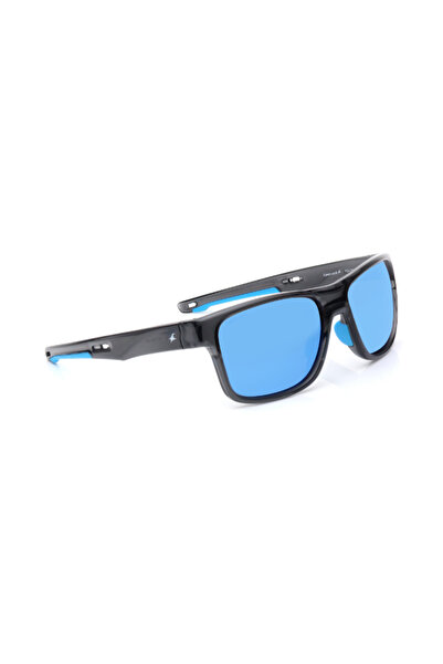 FASTRACK Polarized Sunglasses Grey Frame Smoke Mirror Lens 57mm - P542BL1PV