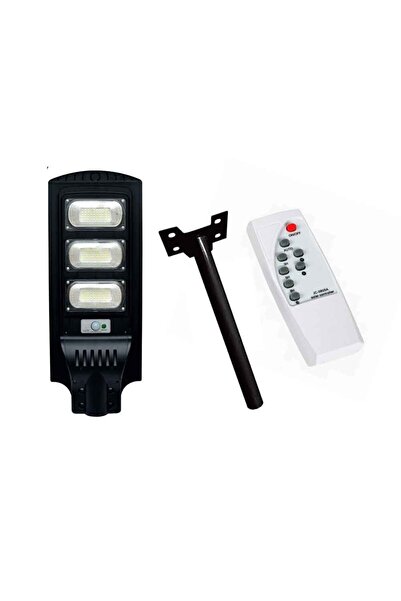 Bass Polska Lampă stradală solară, Bass Polska, 120W cu senzor de mișcare și ...