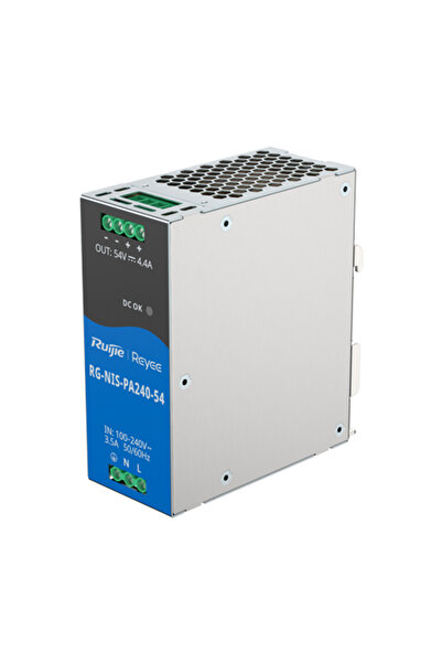 Ruijie Networks Switching power supply, 54V/4.4A, 240W, DIN rail - Ruijie Rey...