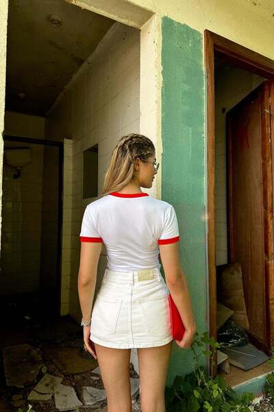 mylove Lisanslı Türkiye Forma Tshirt Beyaz