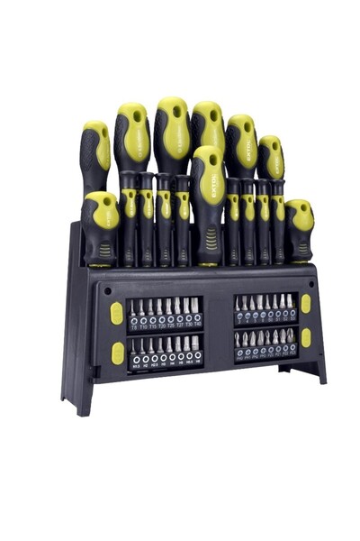 Extol Screwdriver and bit set, Extol, made of CR-V, 49 pieces