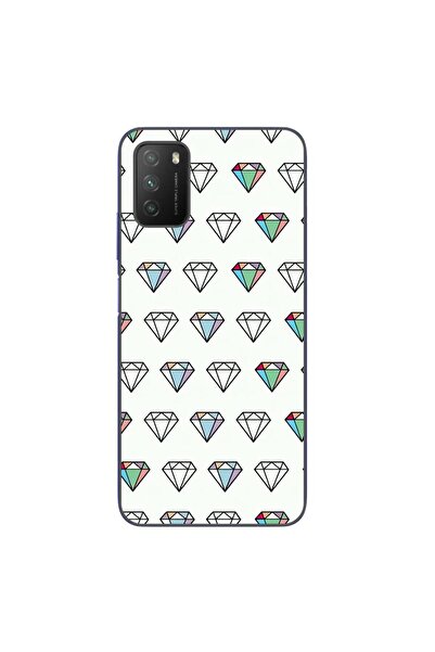 OEM Case compatible with Xiaomi Poco M3 Silicone Gel Tpu Model Diamonds Patte...