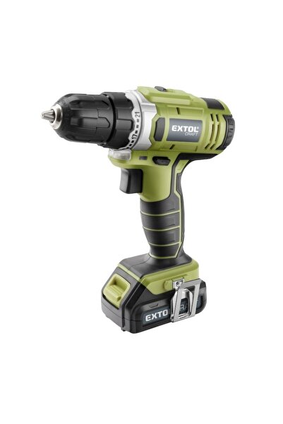 Extol Cordless drill, Extol, 12 V Li-ion, 1300 mAh, 18 Nm, 1 kg