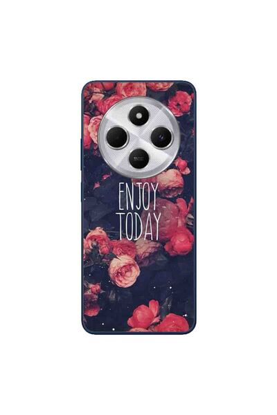 OEM Case compatible with Xiaomi Redmi 14C Silicon Gel Tpu Model Enjoy Today
