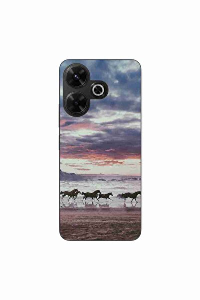 OEM Case compatible with Xiaomi Redmi 13 4G Silicone Gel Tpu Running Horses P...