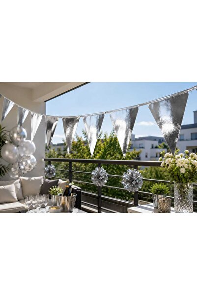 Home Decorative metallic garland XL cardboard