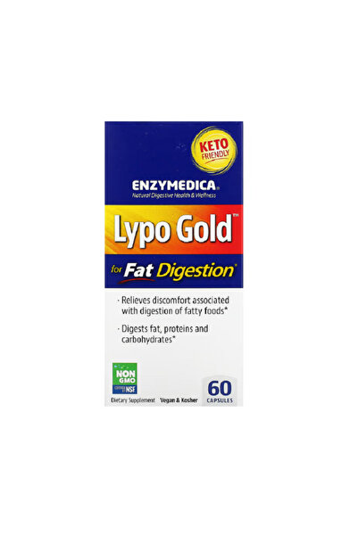 Enzymedica Lypo Gold pt. digestia alimentelor grase 60 capsule -