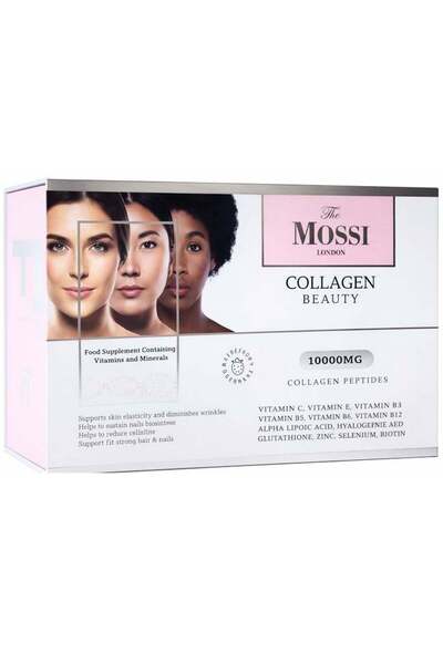 The Mossi London Collagen Beauty – 30 x 12g Sachets – 10,000mg Collagen Peptides