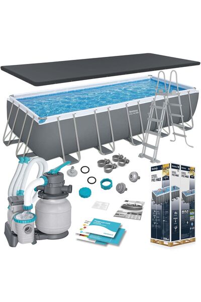 BESTWAY Piscină de grădină cu cadru 640 x 274 x 132 cm 11-în-1 5612B