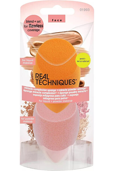 Real Techniques MIRACLE POWDER SPONGES 2ΤΜΧ 01994