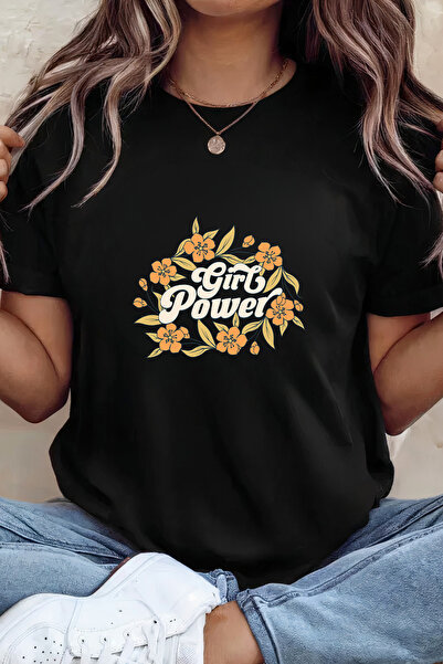 Sarah's Boutique Women's T-shirt – 100% cotton – Power Floral
