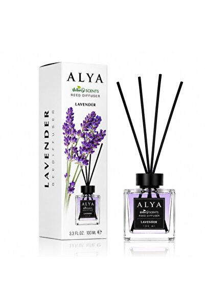 ALYA Odorizant de cameră cu bețișoare Nature Scents, Lavender, 100 ml
