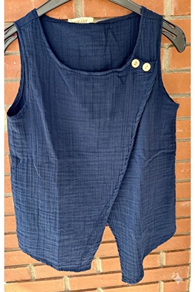 PAZEN MODA Muslin Bluz with Collar Buttons