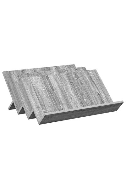 vidaxl Raft pentru reviste Gri Sonoma 65 x 53 x 28,5 cm Lemn compozit