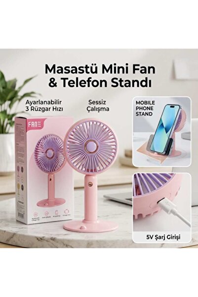 MRKAY AYARLANABİLİR MASA ÜSTÜ VE EL FANI KADEMELİ SOĞUKLUK