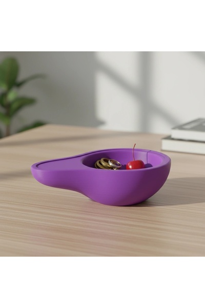 OEM Avocado Shape Decorative Bowl, Small Objects Organizer, 15 mm