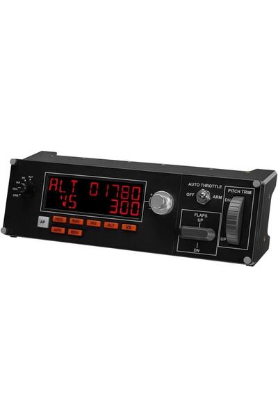 logitech G Saitek Pro Flight Multi Panel 945-000009 for PC, USB 2.0, Black