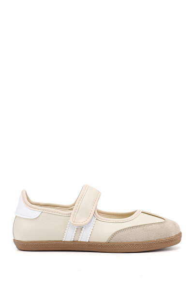 GÖNDERİ(R) Women's Mink Suede Mary Janes Ballet Flats