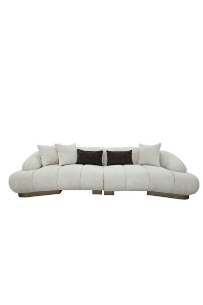 Danube Home Demaris 4 Seater Fabric Sofa | Three Seat Sofas | L305xW123xH72cm...