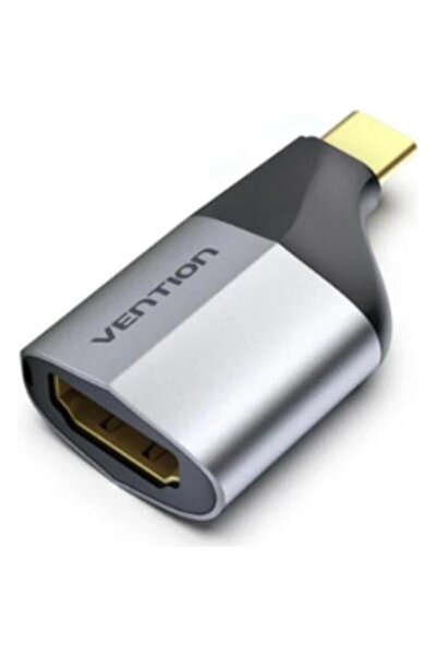 Vention TCAH0 USB-C to HDMI Adapter, 4K@60Hz, Plug & Play, 10cm, Gray