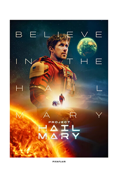 Pixaflair - Project Hail Mary - Çerçevesiz Film Poster