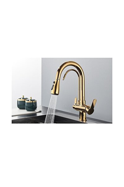 Filia Yapı Kitchen Sink Faucet Dual Flow Short Model with Water Purification ...
