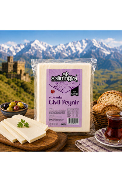 Akselimoğlu Erzurum Vakumlu Civil Peyniri 1000 gr