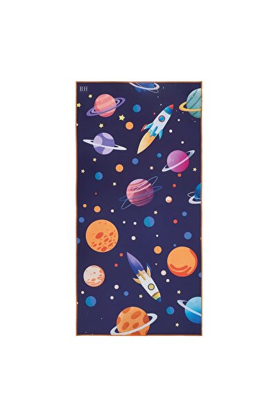 Beauty Home Πετσέτα θαλάσσης διπλής όψης παιδική Microfiber Αrt 2262 Μπλε