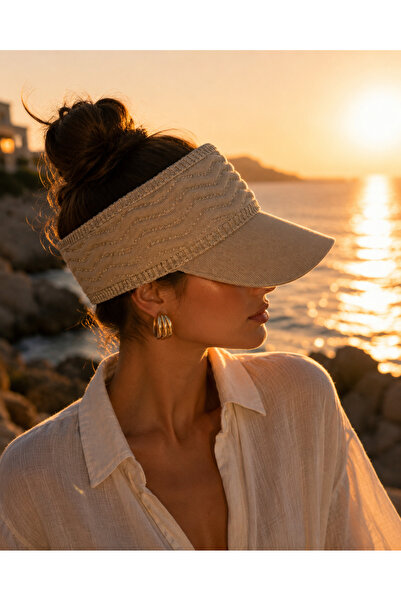 la polario Premium Glitter Visor