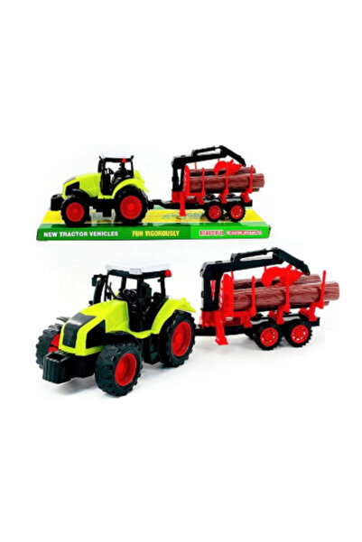 PlayFun Jucărie Tractor Funcțional Detașabil Plastic Cadou Băieți