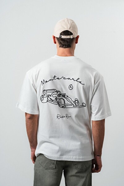 Respire Tricou supradimensionat Monte Carlo Ecru