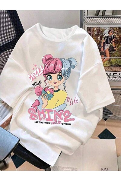 JANTIL MODA 🔥 Unisex Oversize 100% Cotton Crew Neck Short Sleeve T-Shirt 🔥