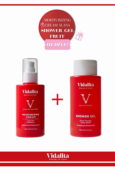Vidalita Beauty & Care %10 Urea Nemlendirici Vücut Kremi 200 ml + HEDİYE Frui...