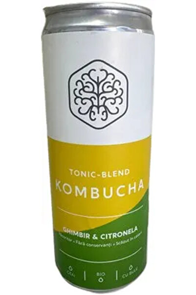 Tonic Blend Kombucha Ghimbir și Lemongrass, 330 ml