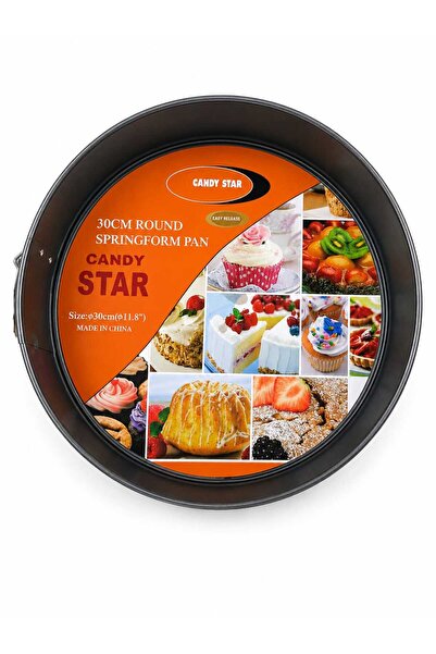 Candy Star صينية خبز دائرية قابلة للفتح مقاس 30 سم