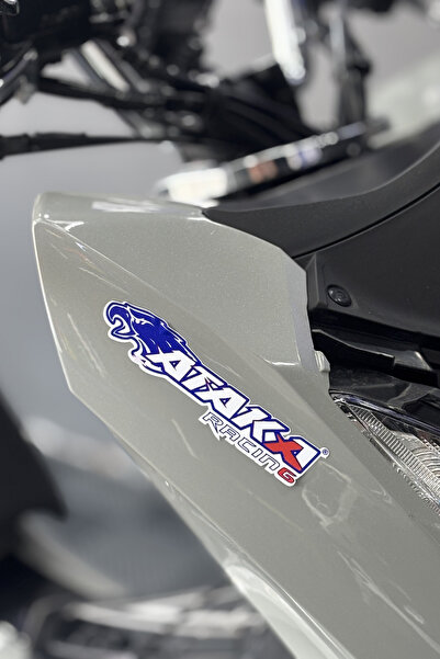 Banxtre Honda PCX için Ataka Racing Mavi Sponsor Sticker Etiket (1 Adet)