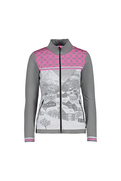 CMP Fleece pentru femei 7H96141-Gri/Roz-XS