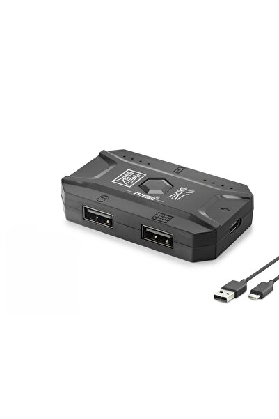 Skygo M1 Pro Mobil Oyun Klavye Mouse Dönüştürücü Adaptör Bluetooth 5.0 Type-C...
