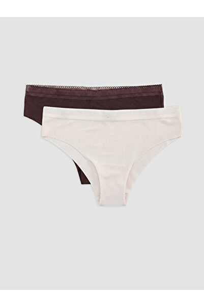 LC Waikiki Esvab • Modern & Distinctive Ribbed Hipster Panties 2-Pack