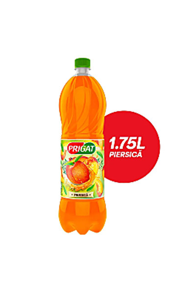 Prigat Băutură fără carbonat cu piersică, 1,75 L