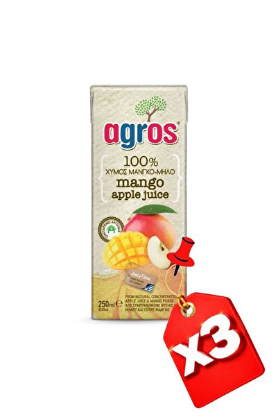 Agros 3x MANGO/MĂR 100% 250 ml