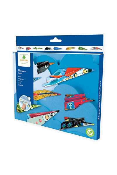 Sycomore Set de avioane origami, 18 modele