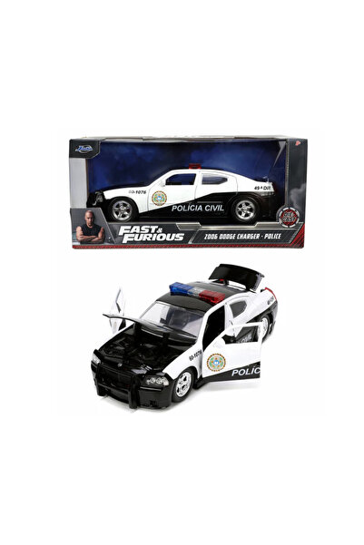 Jada Masinuta Dodge Charger Police 2006 Fast & Furious 1/24 Metal +8 ani