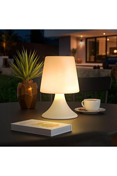 OEM Lampă solară LED de masă fără fir 2-în-1, rezistentă la apă, RGB, 26 cm