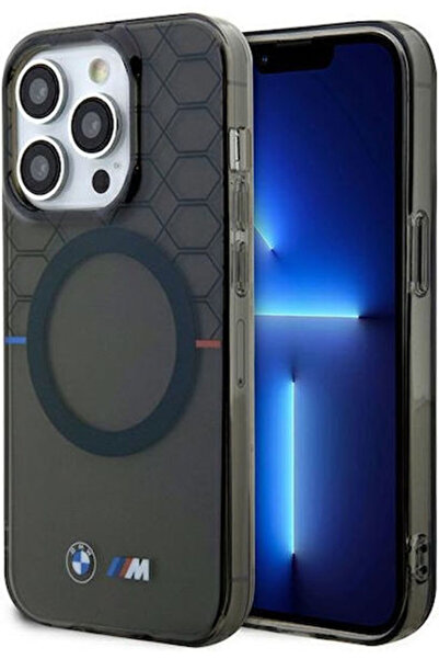 BMW Πίσω Κάλυμμα Πλαστικό Γκρι (iPhone 13 Pro) Κωδικός: BMHMP13LHGPK