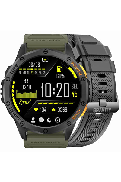 Gravity SMARTWATCH BĂRBĂTESC GT24-5 - LANTERNĂ, CUREA SUPLIMENTARĂ (sg033e)